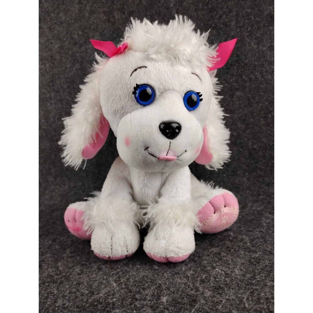 Cabbage Patch Kids Adoptimals White Poodle Dog Plush Stuffed Animal 8" NO COLLAR